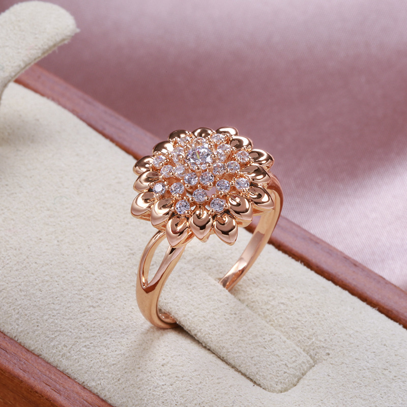 Mandala Ring Elegant glänzend