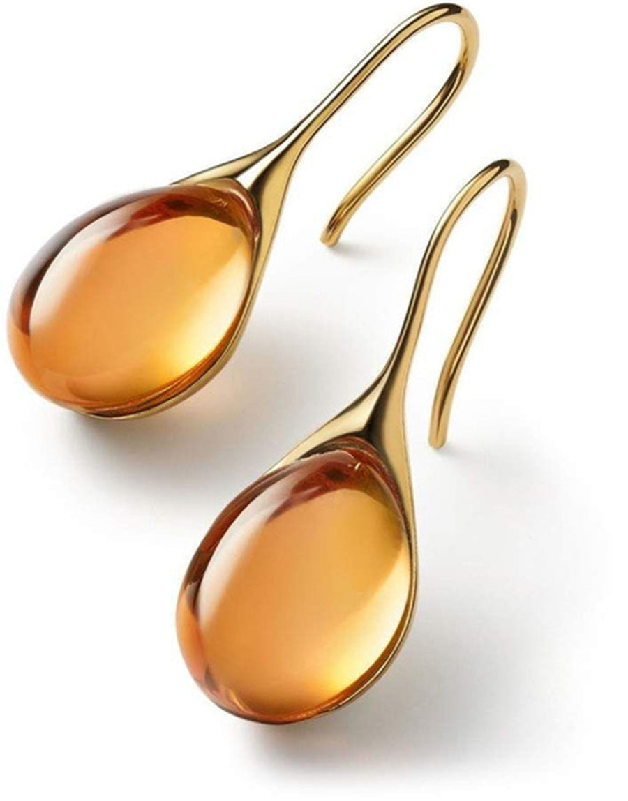 Kristalltropfen-Ohrringe in Gold- und Silberfarben