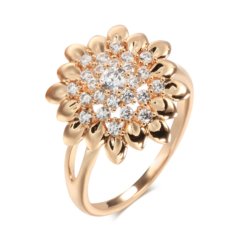 Mandala Ring Elegant glänzend