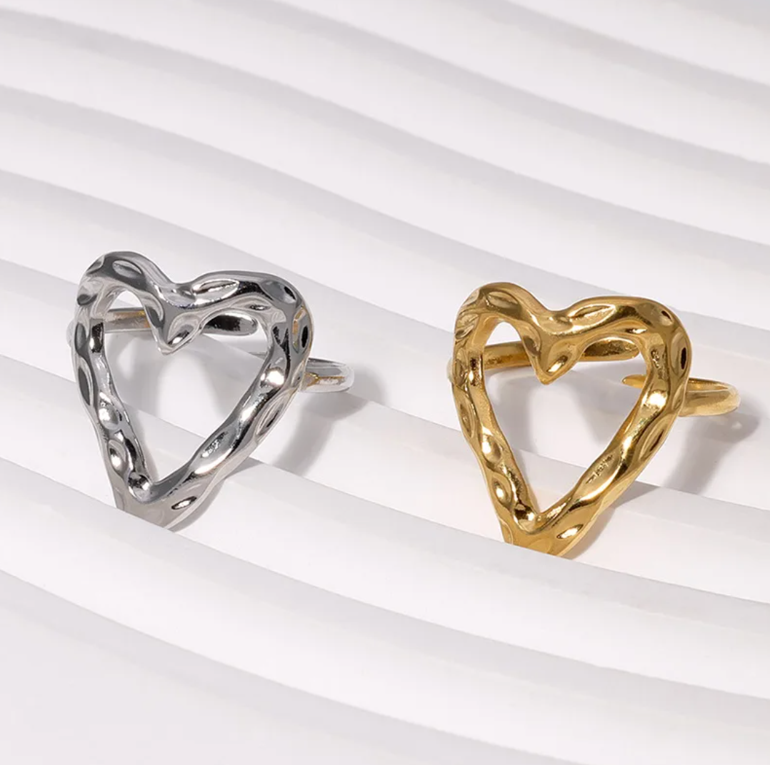Böhmisches Herz - Eleganter Ring aus hochwertigem 925er Sterlingsilber