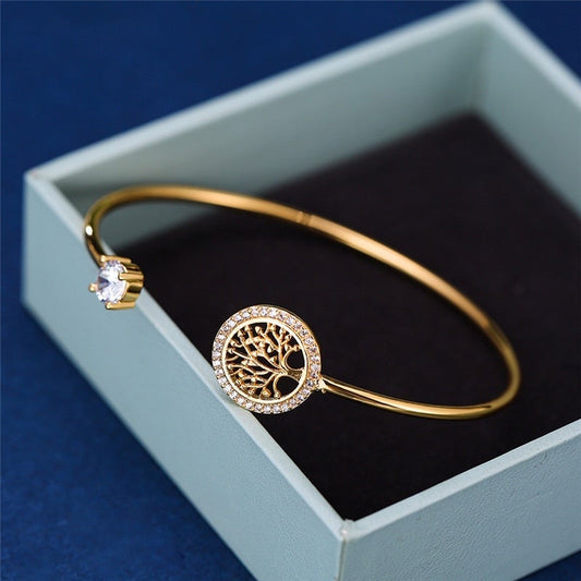 Elegantes Minimalistisches Baum Armband