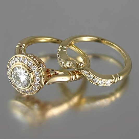 Exquisiter Vintage Ring-Set